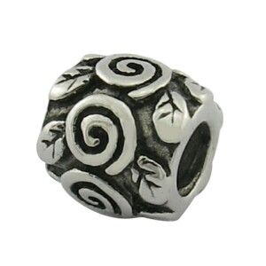 Engrave Letter Stainless Steel Jewelry Metal Beads